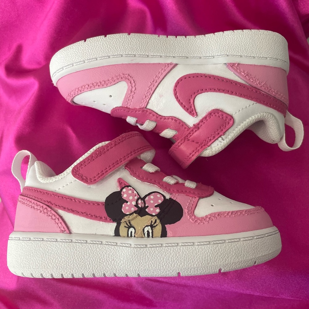 CUSTOM MINNIE MOUSE TODDLER NIKES 💓